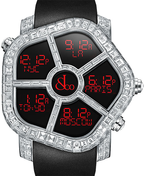 (image for) Jacob & Co GHOST FULL BAGUETTE DIAMONDS 300.800.30.BD.BD.4BD watch for sale